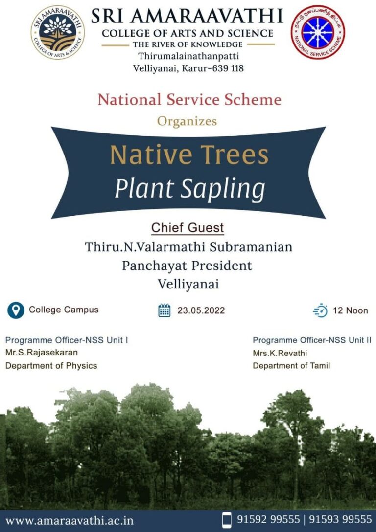 NSS Native Trees Plant Sapling