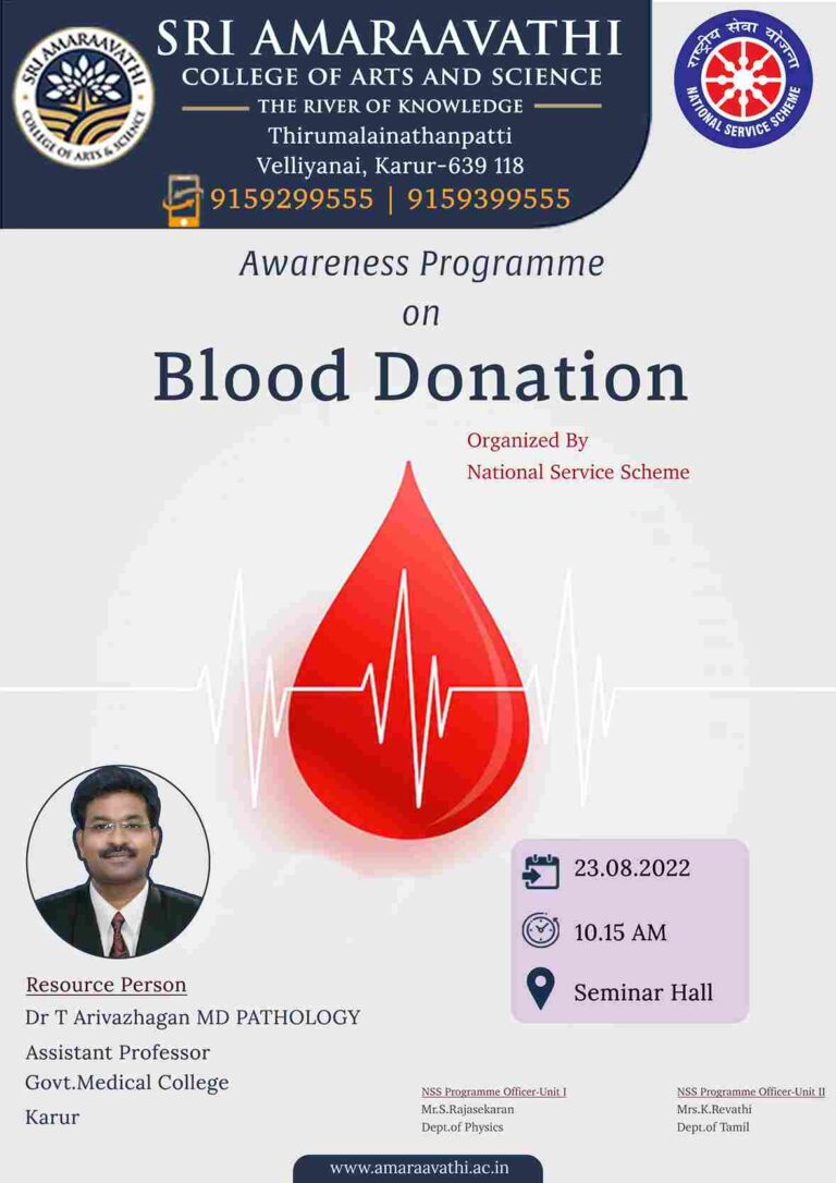 Awarenesss Programme on Blood Donation