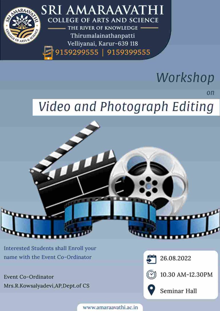 Video & Photograph Editing