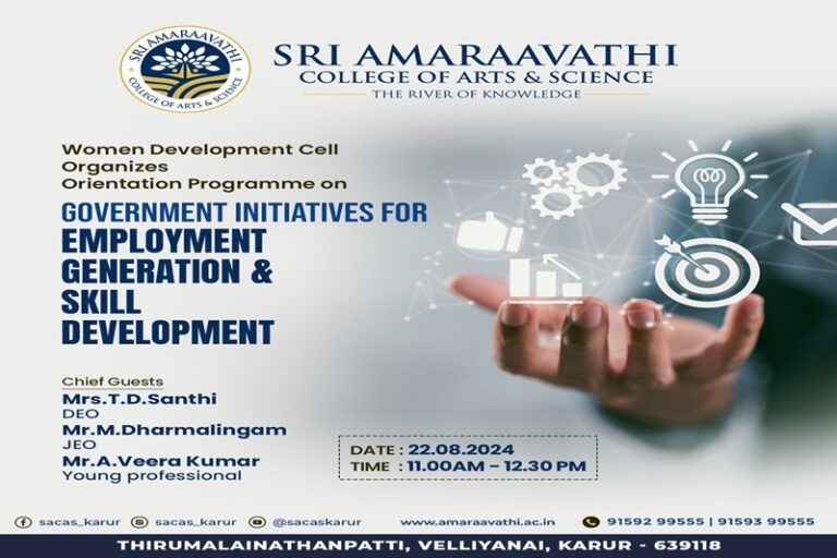 Employment Generation &Skill Development